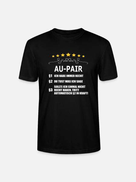 AU-PAIR - Stanley/Stella Unisex Bio-T-Shirt CRAFTER - Schwarz