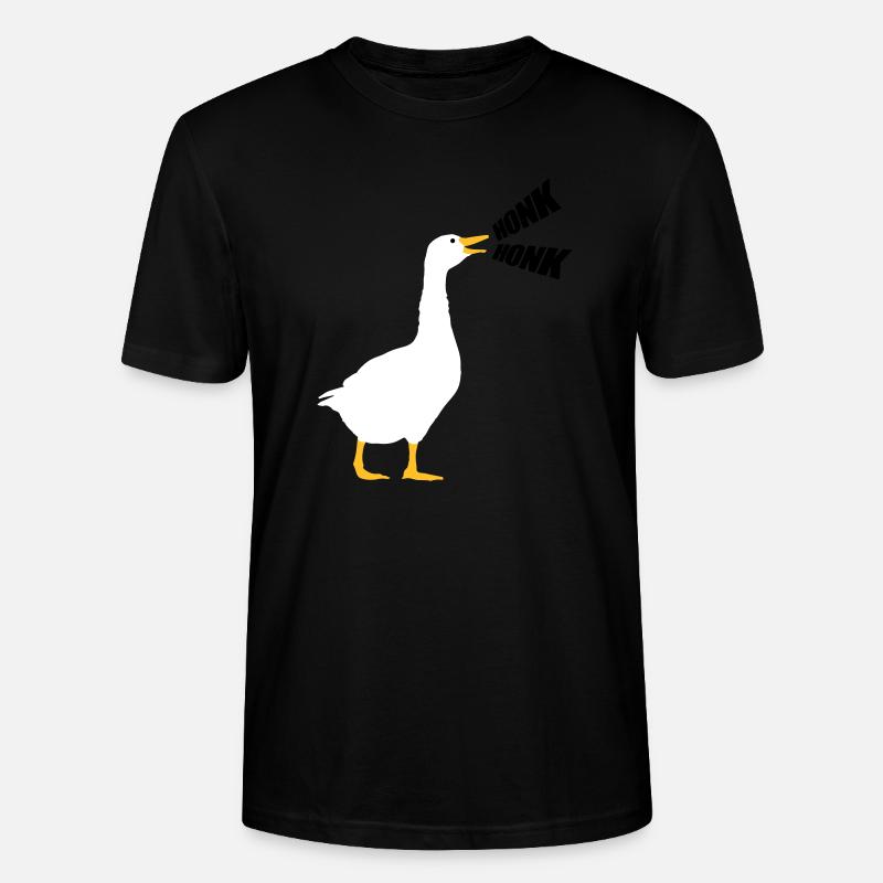 Honk Honk Gans - Stanley/Stella Unisex Bio-T-Shirt CRAFTER - Schwarz