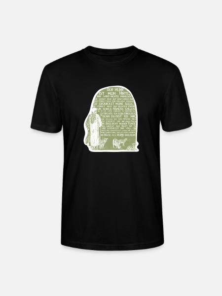 Der gute Hirte - Stanley/Stella Unisex Bio-T-Shirt CRAFTER - Schwarz