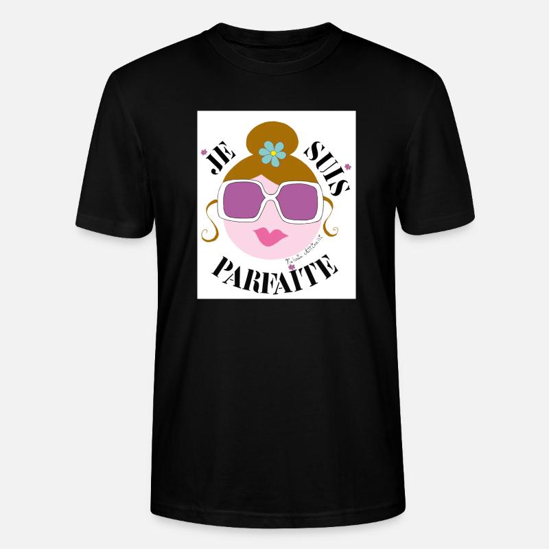 Ich bin Perfekt - Stanley/Stella Unisex Bio-T-Shirt CRAFTER - Schwarz