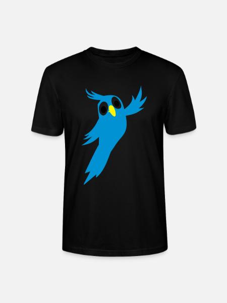 perroquet - T-shirt bio CRAFTER Stanley Stella Unisexe - noir