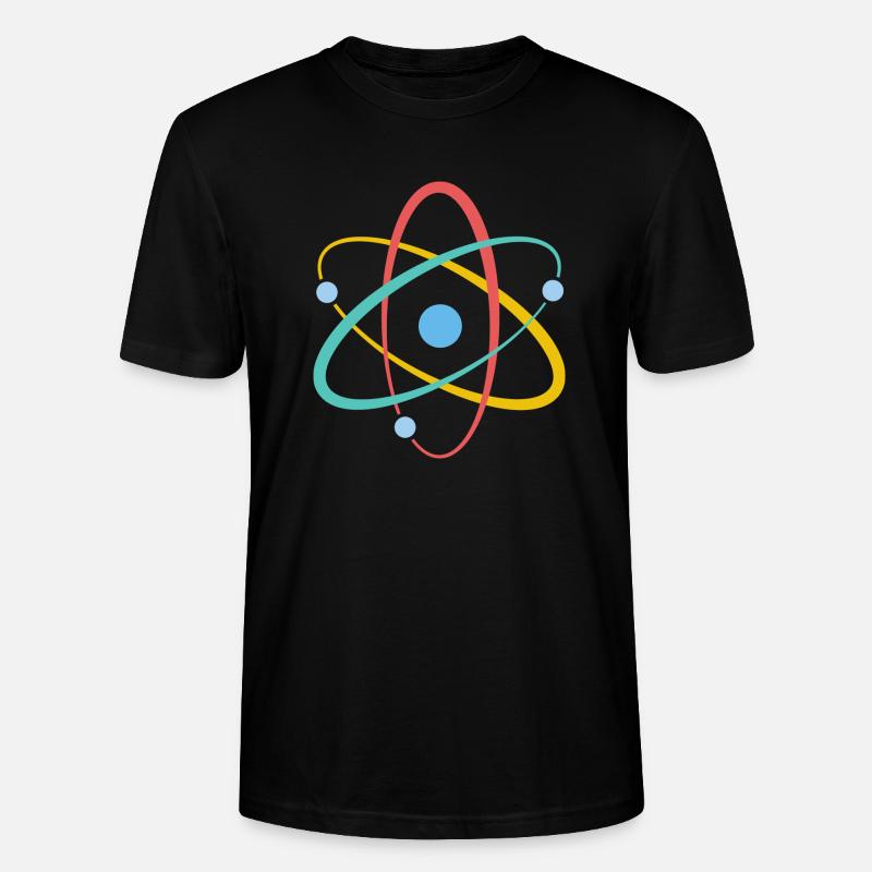 Physik Atom Physiker Geschenk - Stanley/Stella Unisex Bio-T-Shirt CRAFTER - Schwarz