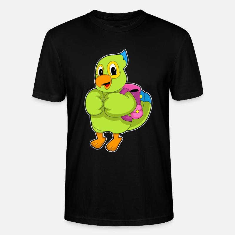 Parrot Student Backpack School - T-shirt bio CRAFTER Stanley Stella Unisexe - noir