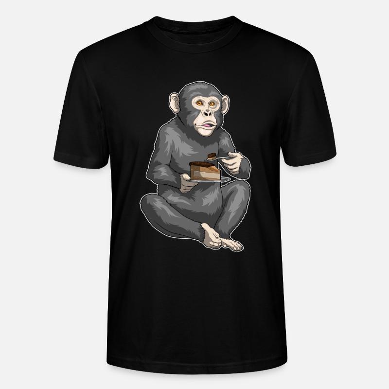 Gâteau de singe - T-shirt bio CRAFTER Stanley Stella Unisexe - noir