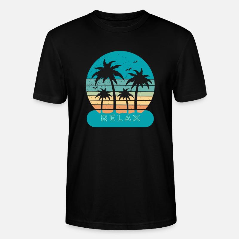 Relax - Stanley/Stella Unisex Bio-T-Shirt CRAFTER - Schwarz