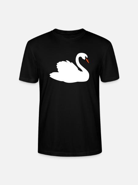 Cygne - T-shirt bio CRAFTER Stanley Stella Unisexe - noir