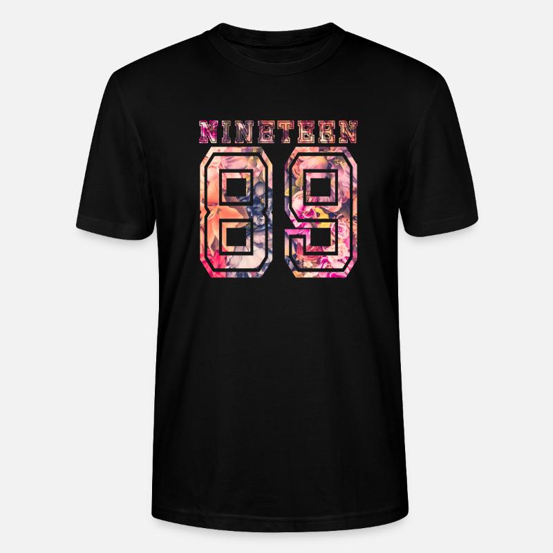 NINETEEN 1989 B - Stanley/Stella Unisex Bio-T-Shirt CRAFTER - Schwarz