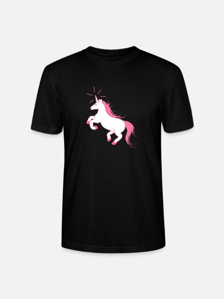 Amazing Unicorn - The Last Unicorn - Stanley Stella CRAFTER unisex økologisk-T-shirt - sort