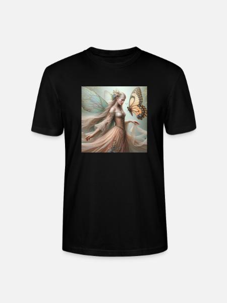 Fée Papillon. - T-shirt bio CRAFTER Stanley Stella Unisexe - noir