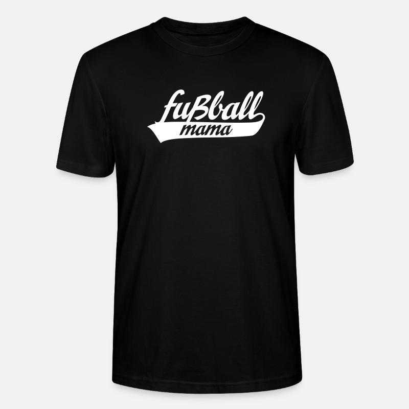 Fußball Mama - Stanley/Stella Unisex Bio-T-Shirt CRAFTER - Schwarz