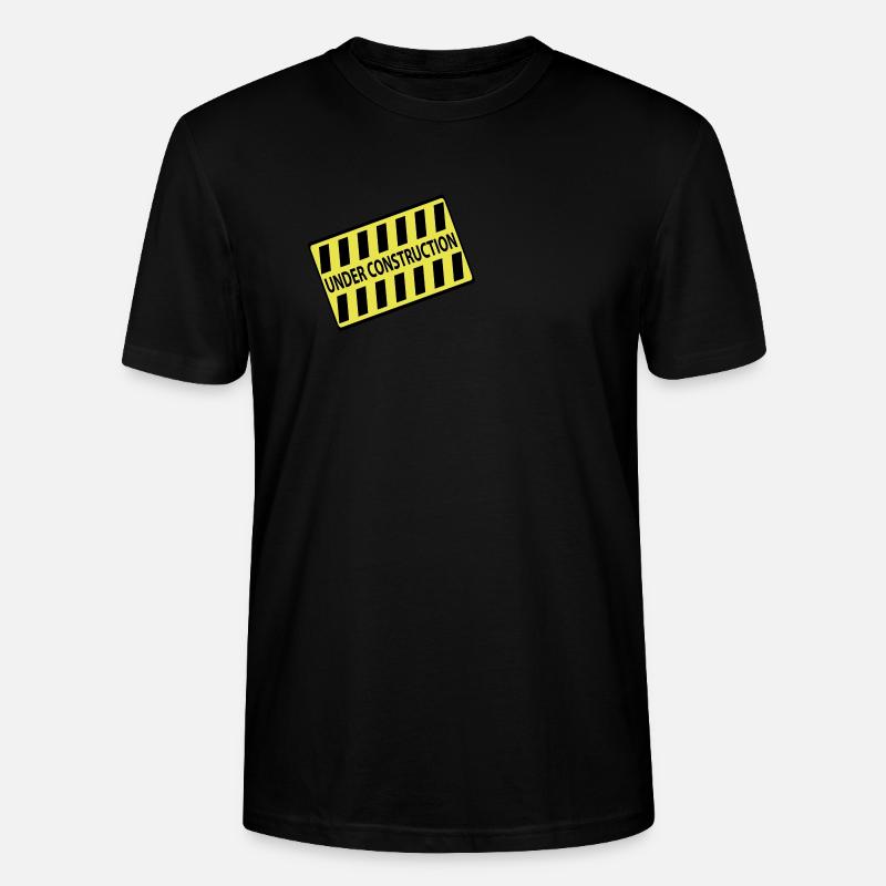 Under Construction - Stanley/Stella Unisex Bio-T-Shirt CRAFTER - Schwarz