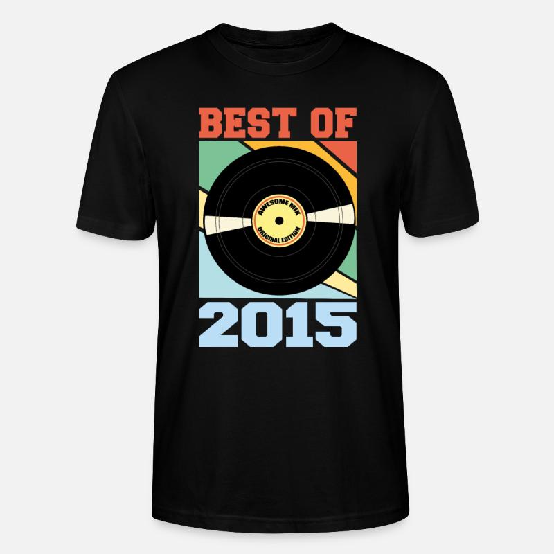 Le meilleur de 2015 - T-shirt bio CRAFTER Stanley Stella Unisexe - noir