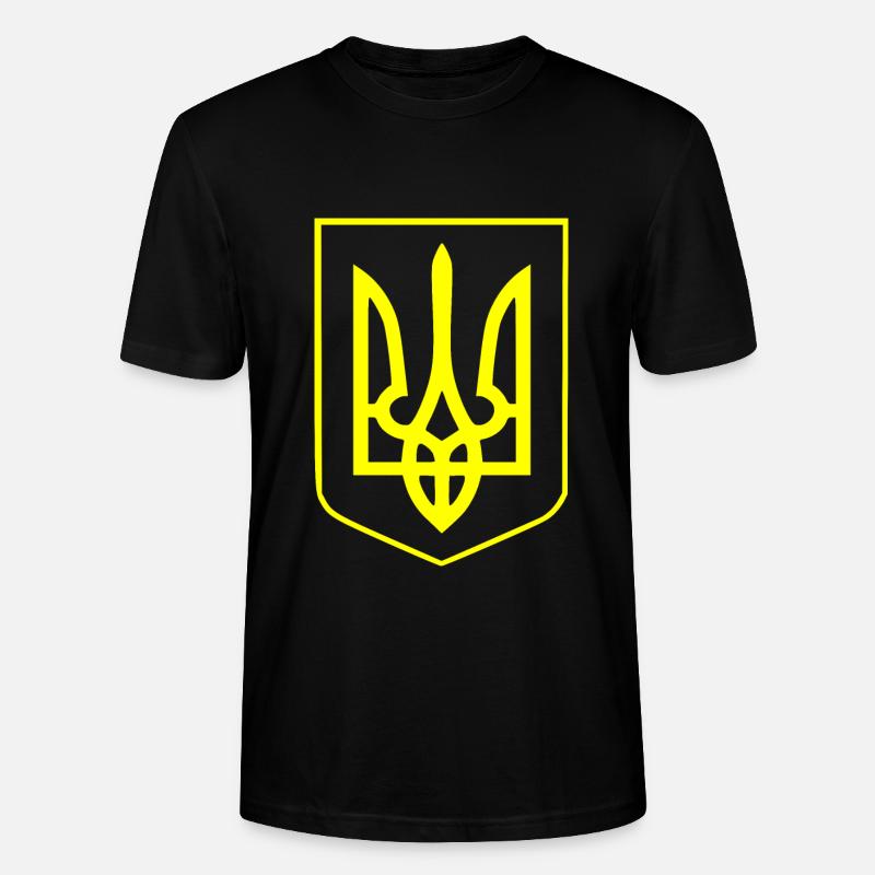Ukraine - Stanley/Stella Unisex Bio-T-Shirt CRAFTER - Schwarz