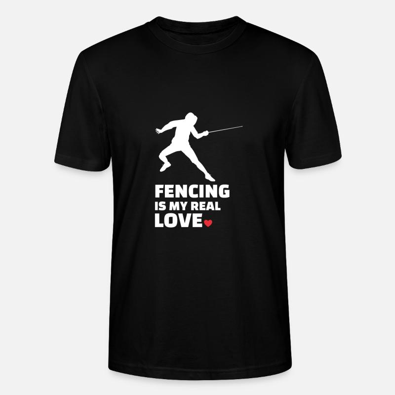 Fechten - Stanley/Stella Unisex Bio-T-Shirt CRAFTER - Schwarz