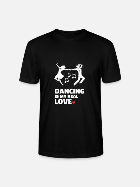 I love to dance - Stanley/Stella CRAFTER Unisex Organic T-Shirt - black