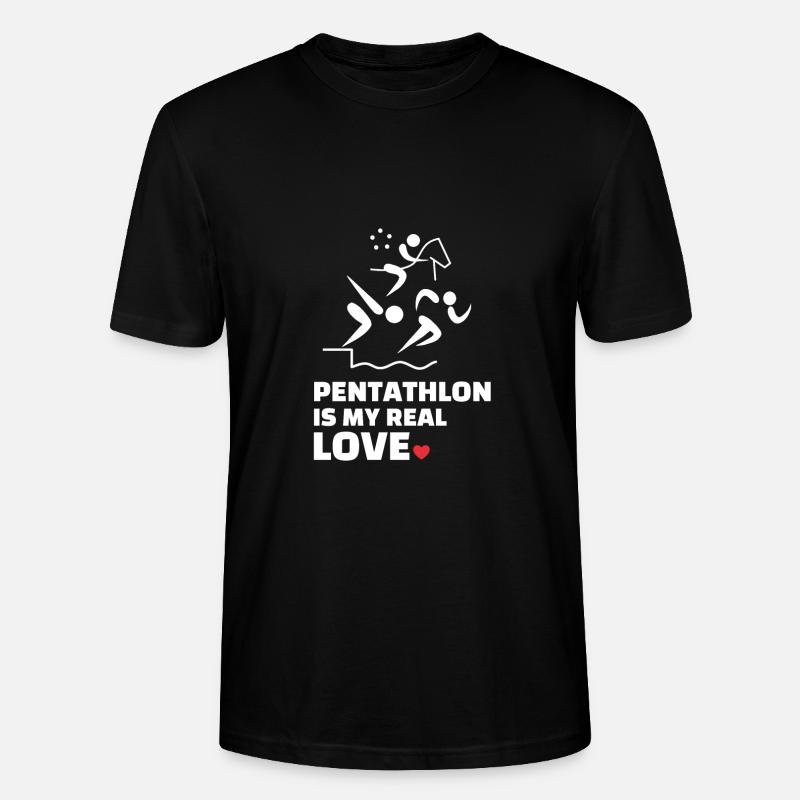 J’adore le pentathlon - T-shirt bio CRAFTER Stanley Stella Unisexe - noir