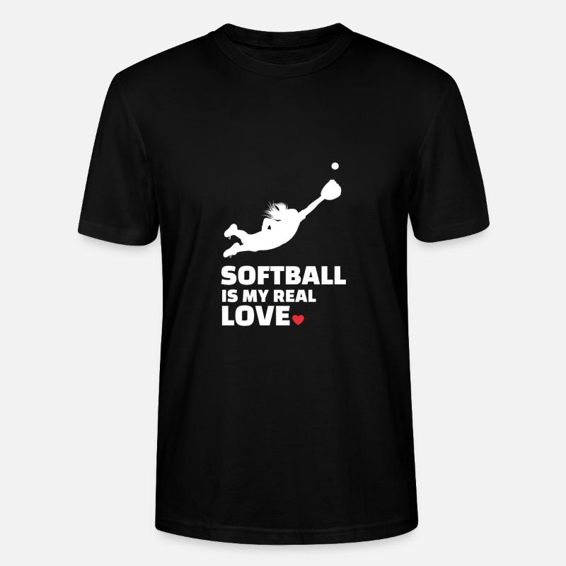 J’adore le softball - T-shirt bio CRAFTER Stanley Stella Unisexe - noir