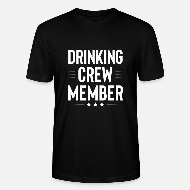 Drinking Crew - Stanley/Stella Unisex Bio-T-Shirt CRAFTER - Schwarz