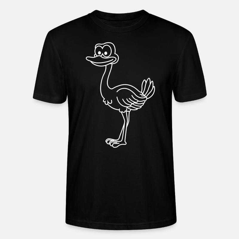 Strauss Comic Animal - T-shirt bio CRAFTER Stanley Stella Unisexe - noir