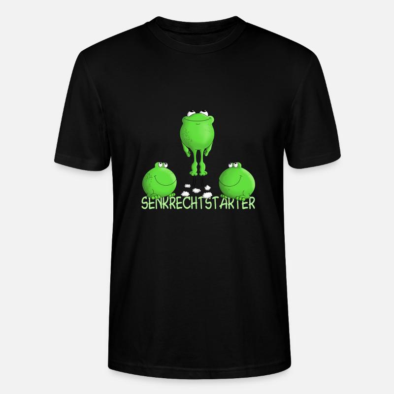 Start - Abheben - lustig - Stanley/Stella Unisex Bio-T-Shirt CRAFTER - Schwarz