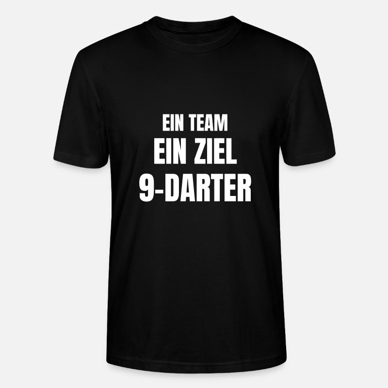 Ein Team, ein Ziel, 9-Darter. - Stanley/Stella Unisex Bio-T-Shirt CRAFTER - Schwarz
