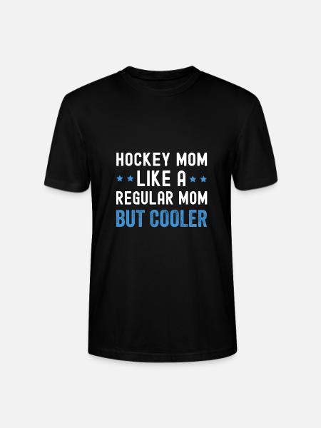 Hockey mor Ishockey Ishockey mor mor - Stanley Stella CRAFTER unisex økologisk-T-shirt - sort