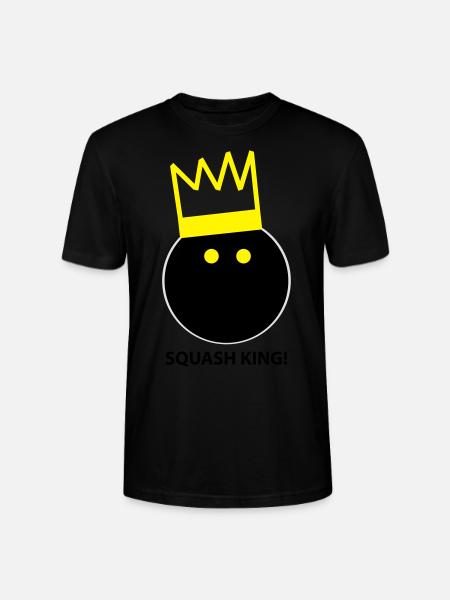 Squash King - Stanley/Stella Unisex Bio-T-Shirt CRAFTER - Schwarz