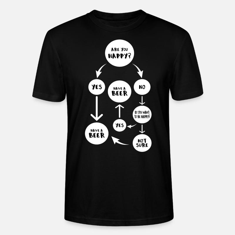 Have a Beer - T-shirt bio CRAFTER Stanley Stella Unisexe - noir
