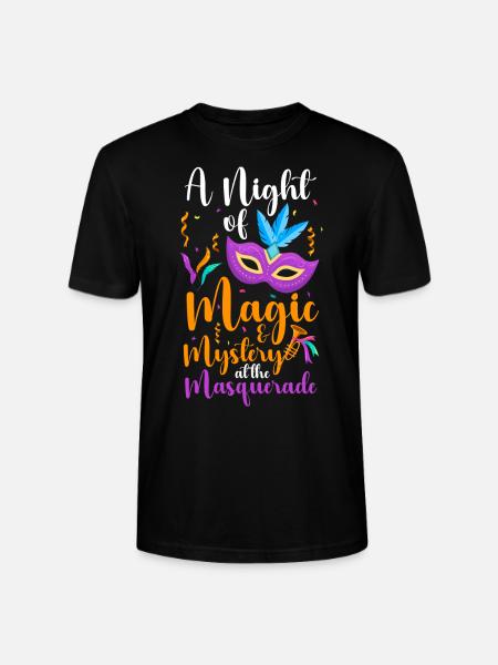 Masquerade Festival Second Face - Stanley/Stella CRAFTER Unisex Organic T-Shirt - black
