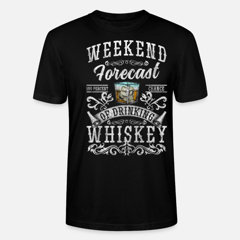 Rum Genuss Feiern Drink - Stanley/Stella Unisex Bio-T-Shirt CRAFTER - Schwarz