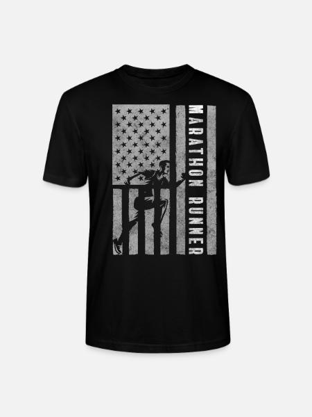 Marathon Schuhe Wettbewerb Lauftraining - Stanley/Stella Unisex Bio-T-Shirt CRAFTER - Schwarz