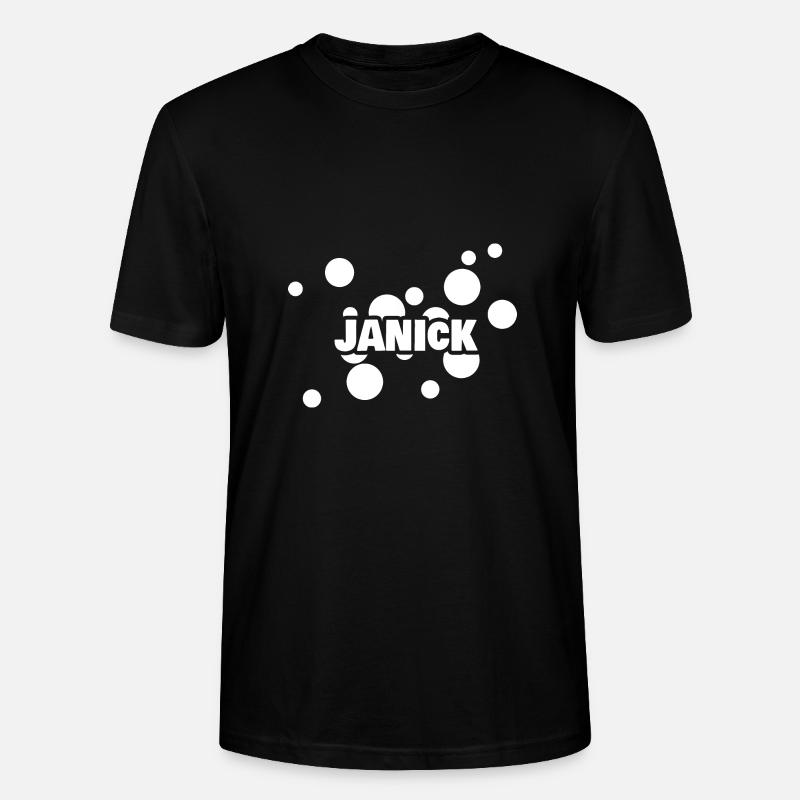 Gift for Janick - Stanley/Stella CRAFTER Unisex Organic T-Shirt - black