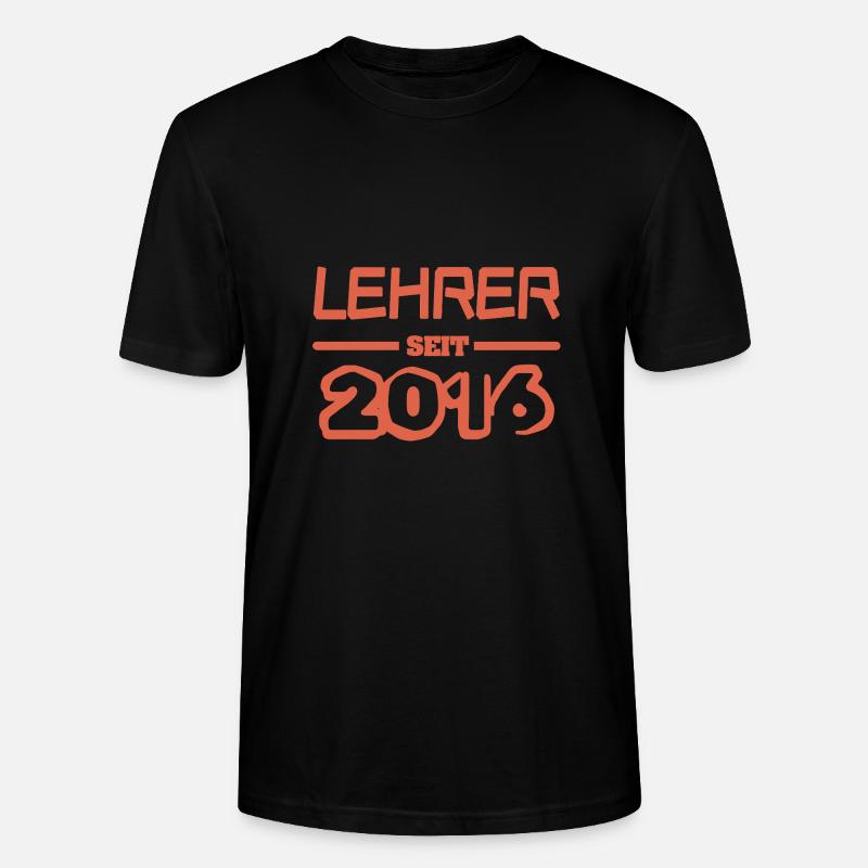 Lehrer 2016 - Stanley/Stella Unisex Bio-T-Shirt CRAFTER - Schwarz
