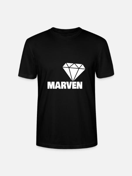 Marven as noble - Stanley/Stella CRAFTER Unisex Organic T-Shirt - black