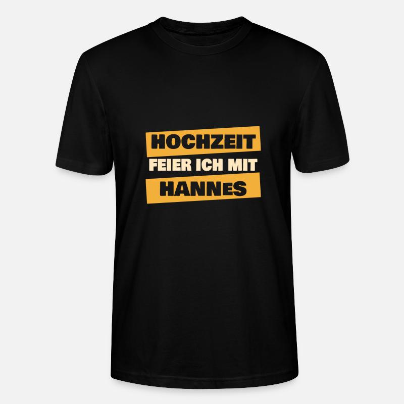 Hannes - Stanley/Stella Unisex Bio-T-Shirt CRAFTER - Schwarz