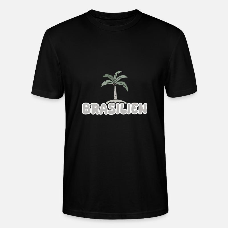 Brésil Brésil - T-shirt bio CRAFTER Stanley Stella Unisexe - noir