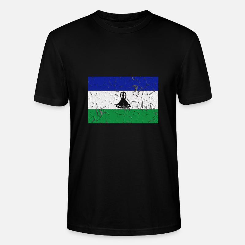 Lesotho Lesotho - Stanley/Stella Unisex Bio-T-Shirt CRAFTER - Schwarz