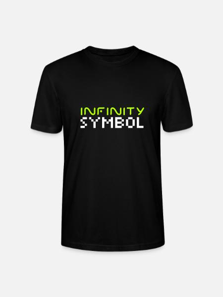 Infinity symbol - Stanley/Stella CRAFTER Unisex Organic T-Shirt - black