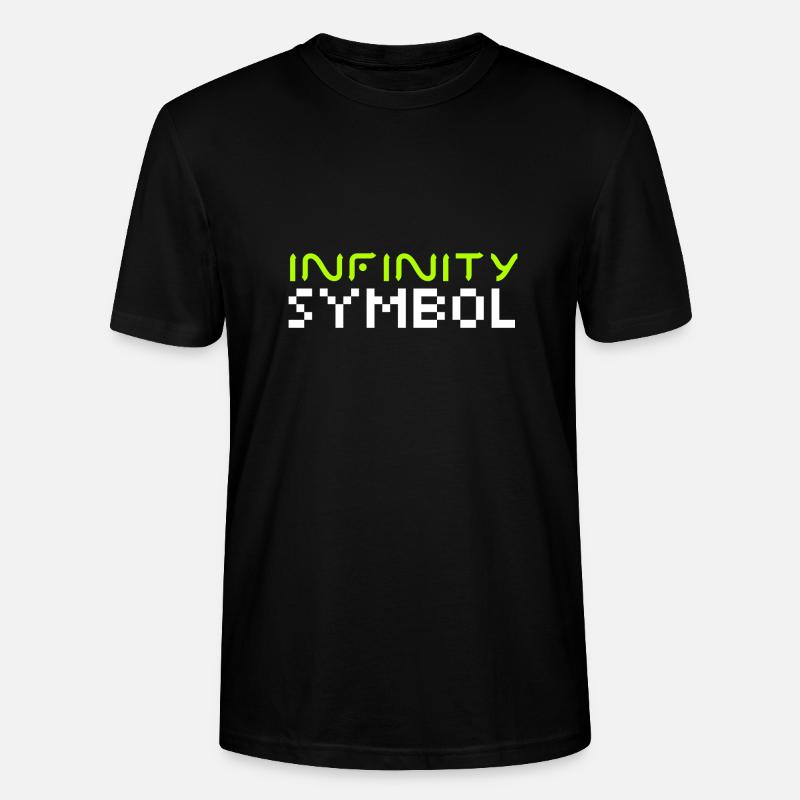 Symbole de l’infini - T-shirt bio CRAFTER Stanley Stella Unisexe - noir