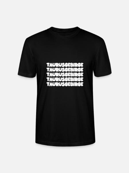 Gift for Taurus Mountains - Stanley/Stella CRAFTER Unisex Organic T-Shirt - black