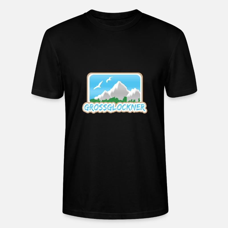 Grossglockner als Grossglockner - Stanley/Stella Unisex Bio-T-Shirt CRAFTER - Schwarz
