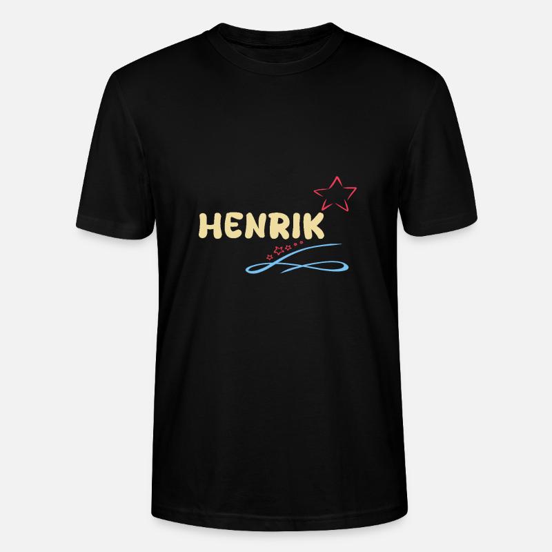 Henrik en cadeau - T-shirt bio CRAFTER Stanley Stella Unisexe - noir