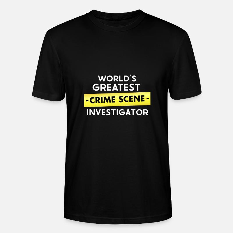 Spurensicherung - Kripo Polizei Kriminaltechnik - Stanley/Stella Unisex Bio-T-Shirt CRAFTER - Schwarz