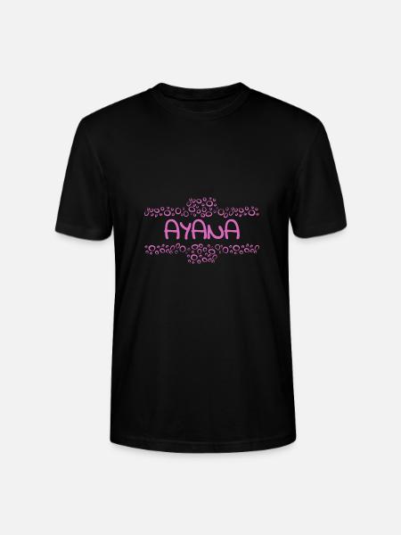 First name Ayana - Stanley/Stella CRAFTER Unisex Organic T-Shirt - black