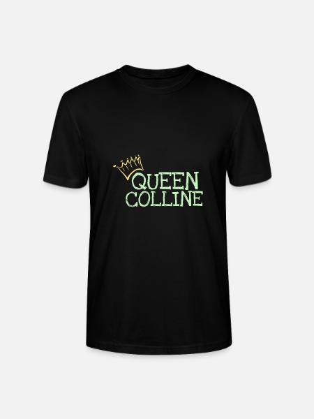 First name Colline - Stanley/Stella CRAFTER Unisex Organic T-Shirt - black