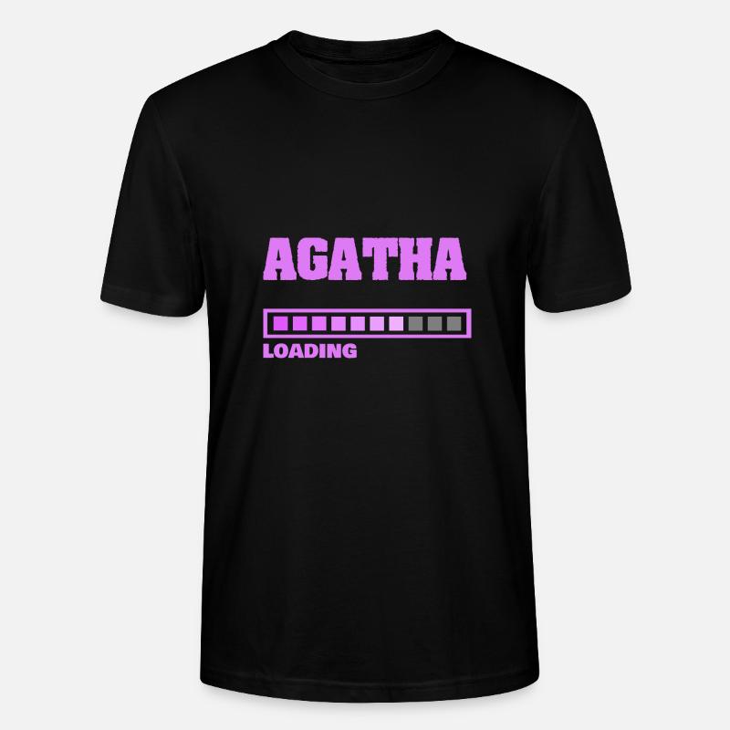 Agatha bébé - T-shirt bio CRAFTER Stanley Stella Unisexe - noir