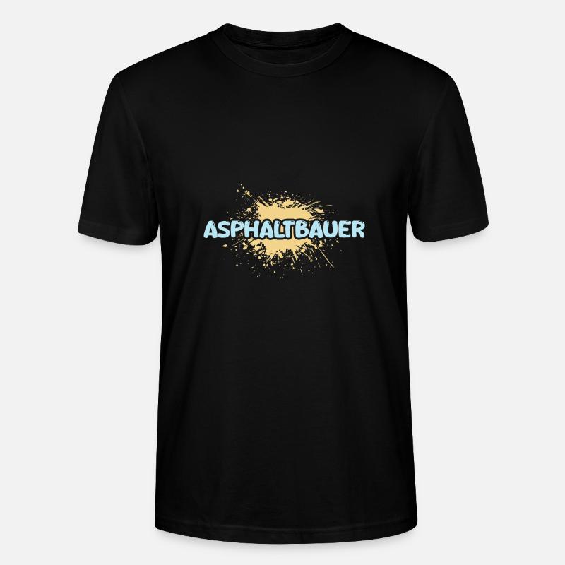 Asphaltbauer als Job - Stanley/Stella Unisex Bio-T-Shirt CRAFTER - Schwarz