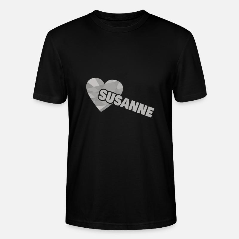 Liebe Susanne - Stanley/Stella Unisex Bio-T-Shirt CRAFTER - Schwarz