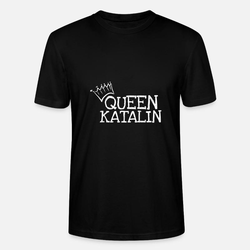 Katalin comme prénom - T-shirt bio CRAFTER Stanley Stella Unisexe - noir