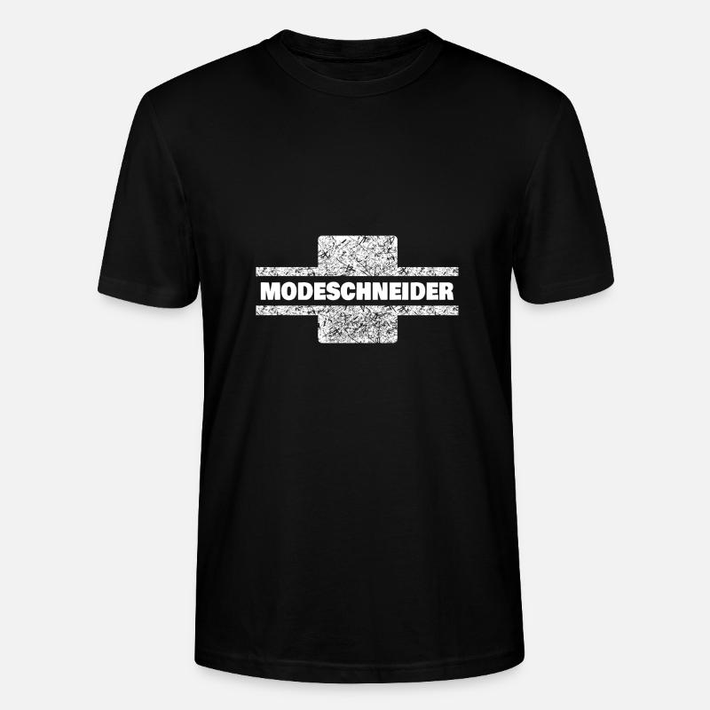 Beruf Modeschneider - Stanley/Stella Unisex Bio-T-Shirt CRAFTER - Schwarz